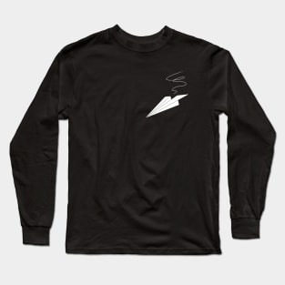 Paper Plane Icon Long Sleeve T-Shirt